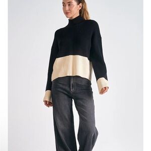 Elan Jolene Colorblock Sweater